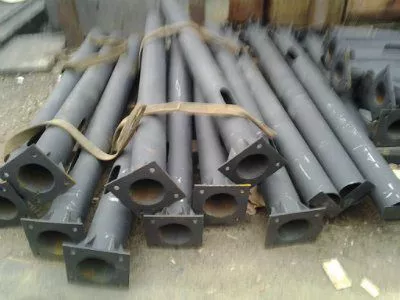 Наружное освещение улицы Лермонтова в городе Абакан